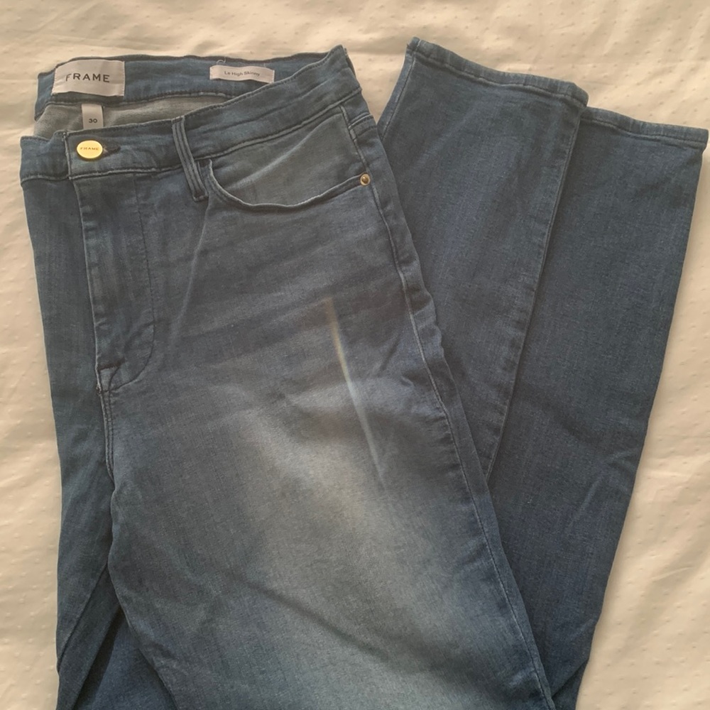 Frame jeans size 30 skinny jeans